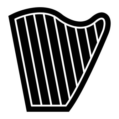 Harp. Web simgesi basit tasarım