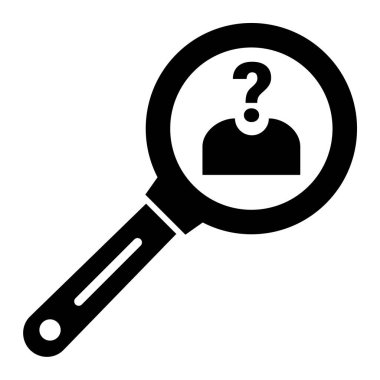 Arama simgesi vektör illüstrasyonu