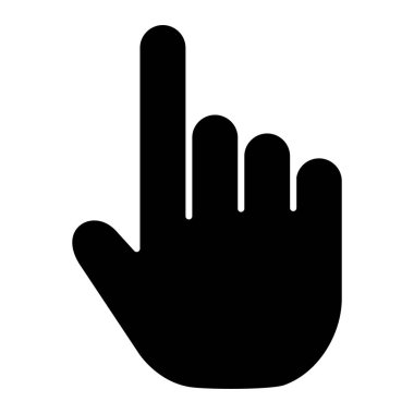 el imleci simgesi, vektör çizim