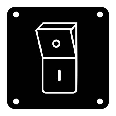 Modern b 'nin vektör illüstrasyonu çekmece simgesinden yoksun