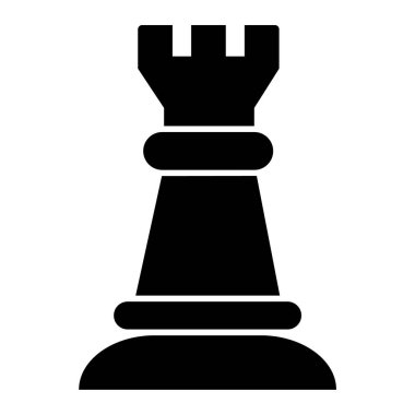 Satranç. Web simgesi basit illüstrasyon