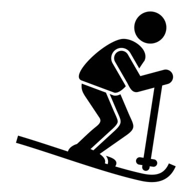 Erkek ikonu. Beyaz arkaplanda izole edilmiş web tasarımı için pictogram vektör simgelerinin basit çizimi