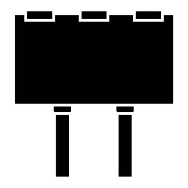 Tahta. Web simgesi basit illüstrasyon