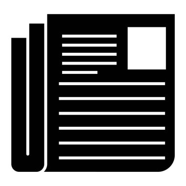 Belge. Web simgesi basit illüstrasyon