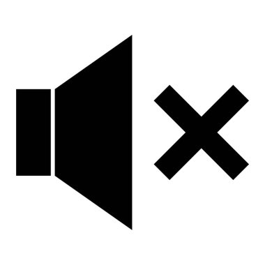 ses simgesi vektör illüstrasyonu