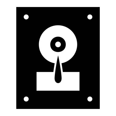 CD mi? Web simgesi basit illüstrasyon