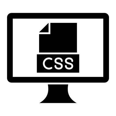 dosya biçimi simgesi, vektör illüstrasyonu