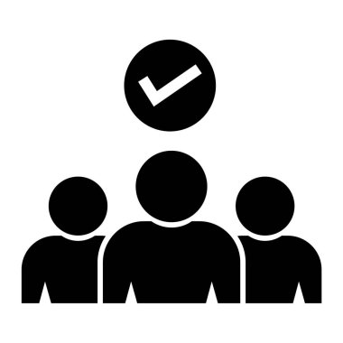 iş insanları ikon vektör illüstrasyon tasarımı