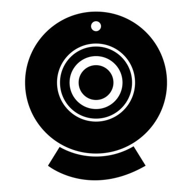 Web kamerası. Web simgesi basit illüstrasyon