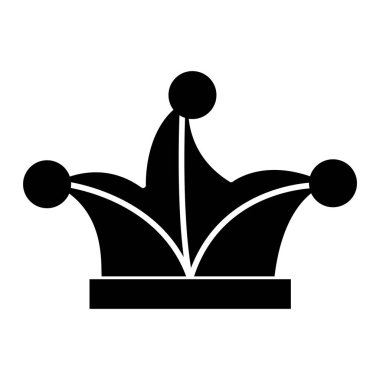 taç simgesi vektör illüstrasyonu