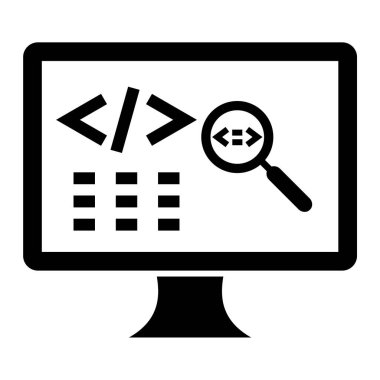 seo simge vektör illüstrasyonu