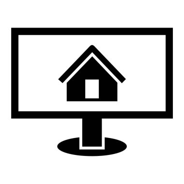 ev simgesi vektör illüstrasyonu