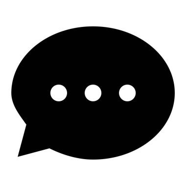 Sohbet balonu Basit tasarım