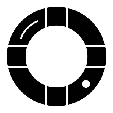 Can simidi simgesi. Ağ için yüzme havuzu vektör simgelerinin basit bir gösterimi