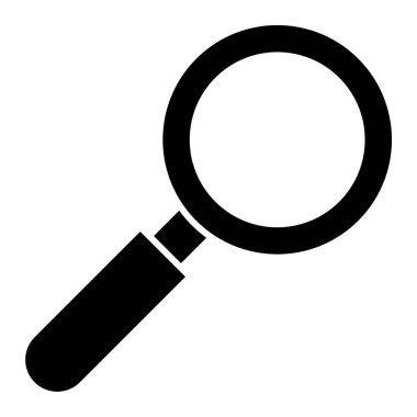 Ara. Web simgesi basit tasarım