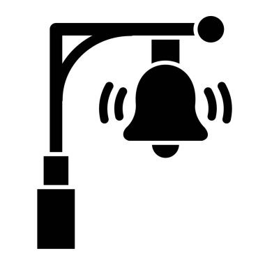 Zil. Web simgesi basit illüstrasyon