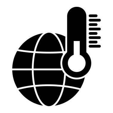 Bir termometre simgesinin vektör çizimi