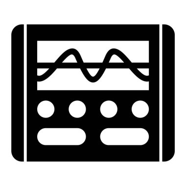 Cep telefonu. Web simgesi basit tasarım