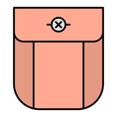 Bir hediye kutusunun vektör illüstrasyonu