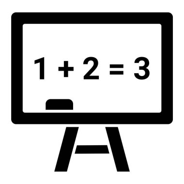 Tahta. Web simgesi basit tasarım