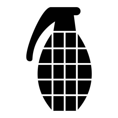 El bombası simgesi, vektör illüstrasyonu