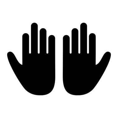 siyah ve beyaz vektör simgesi