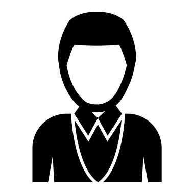 avatar. Web simgesi basit illüstrasyon