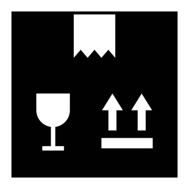 Kutu. Web simgesi basit illüstrasyon