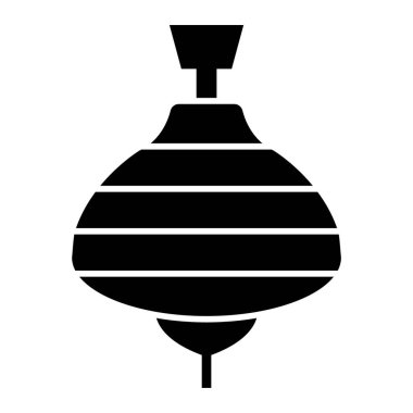 Bir nargile simgesinin vektör çizimi