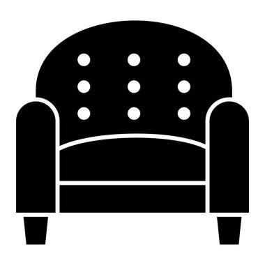 kanepe ikonu vektör illüstrasyonu