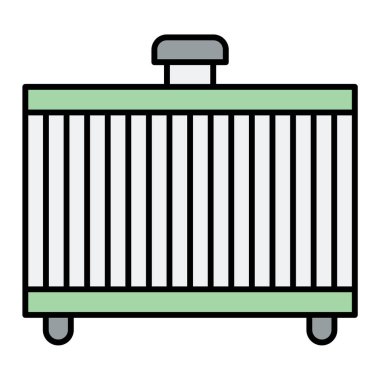 Bir taşıyıcı simgesinin vektör illüstrasyonu