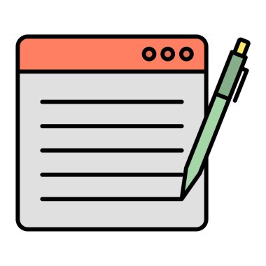 Yazılı not. Basit resimleme