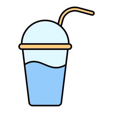 İç bakalım. Web simgesi basit illüstrasyon