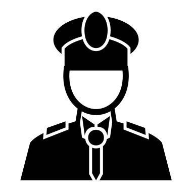 Doktor. Web simgesi basit illüstrasyon