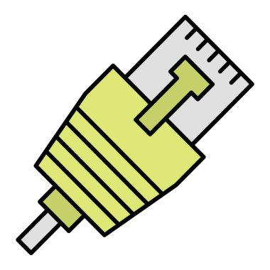 Çizgi film simgesinin vektör çizimi