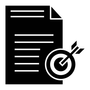 Belge. Web simgesi basit illüstrasyon