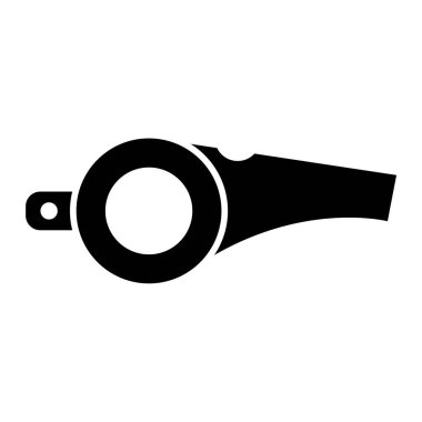 Islık. Web simgesi basit illüstrasyon