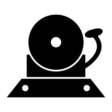 Alarm! Web simgesi basit illüstrasyon