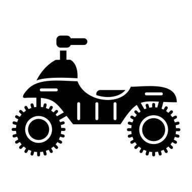 Motorsiklet. Web simgesi basit illüstrasyon