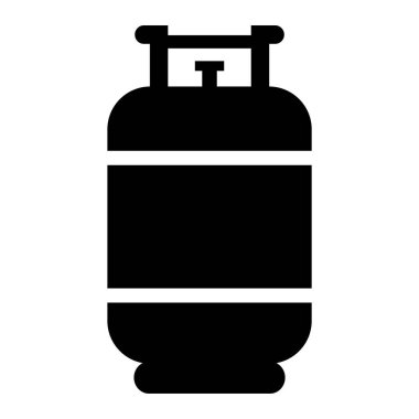 gaz tankı simgesi, vektör illüstrasyonu