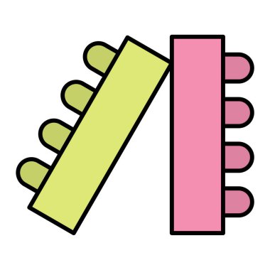 Bir okul simgesinin vektör illüstrasyonu