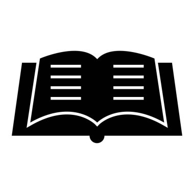 kitap simgesi vektör illüstrasyonu