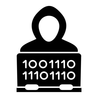 Vektör illüstrasyonu, kodlama simgesi arkaplanı