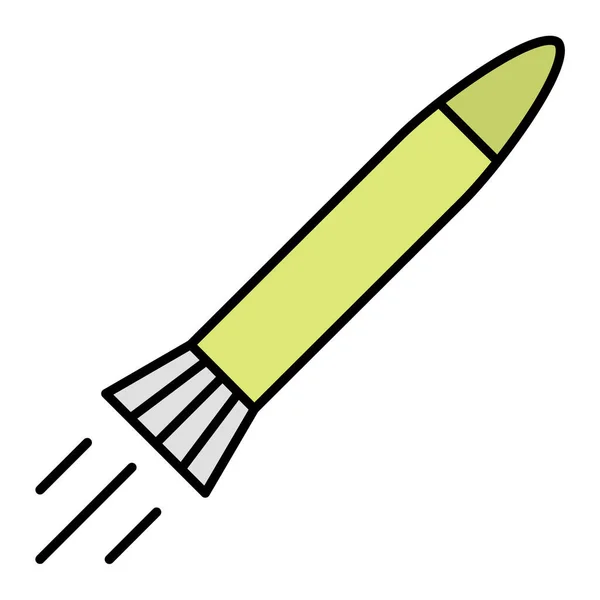Raketensymbol Vektor Illustration — Stockvektor
