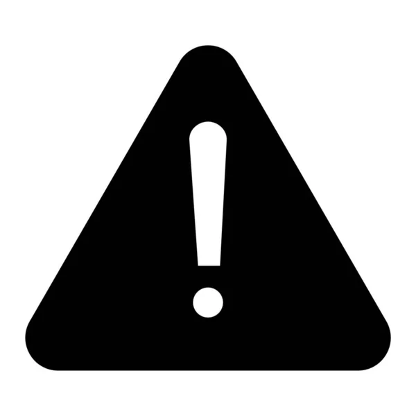 Exclamation Mark Icon Simple Illustration Warning Danger Vector Icons Web — Stockvektor
