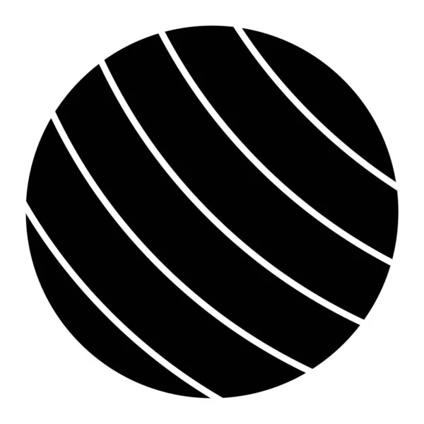 Volleybollikon Kontur Illustration Basket Vektor Symbol För Webben — Stock vektor