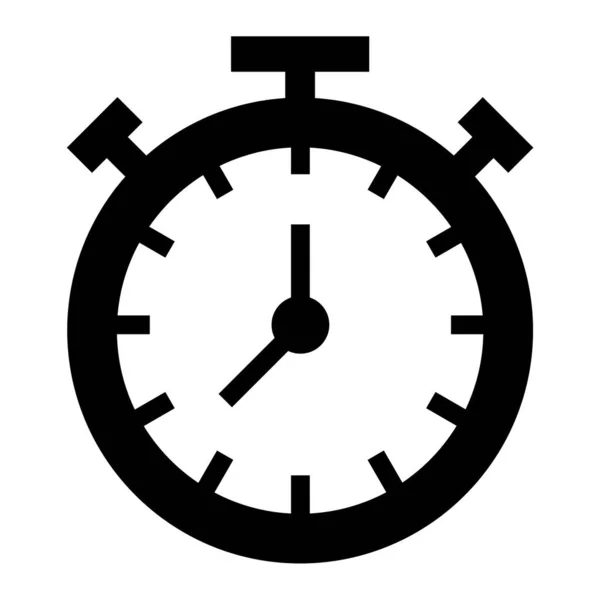 Reloj Icono Vector Ilustración — Vector de stock