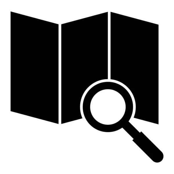 Zoeken Web Icoon Eenvoudige Illustratie — Stockvector