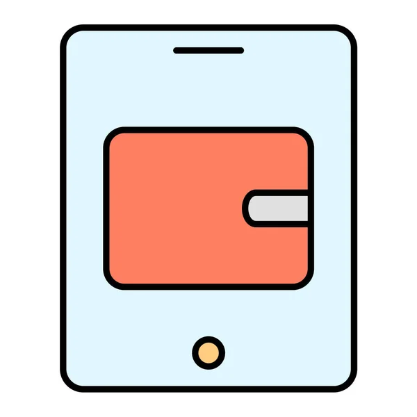 Kredietkaart Eenvoudige Illustratie — Stockvector