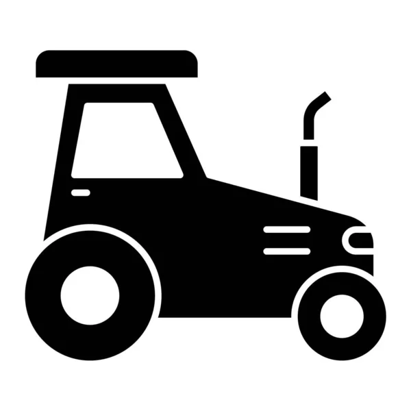 Icono Transporte Coche Esquema Ilustración Los Iconos Del Vector Tractor — Vector de stock